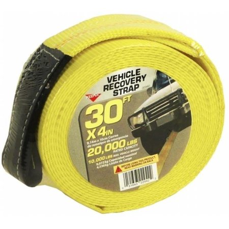 HAMPTON PRODUCTS KEEPER Hampton Products Keeper 02942 4 in. X 30 ft. Vehicle Recovery Strap 2942